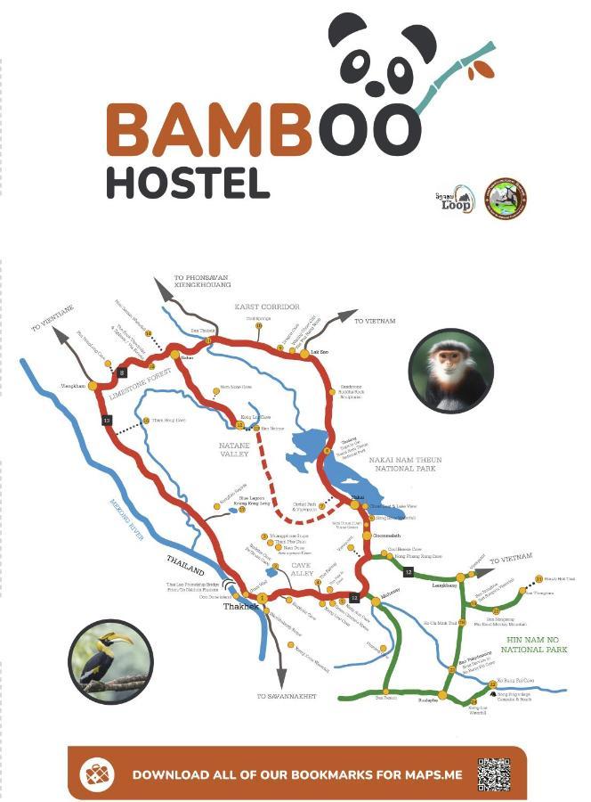Bamboo Hostel Thakhek Esterno foto